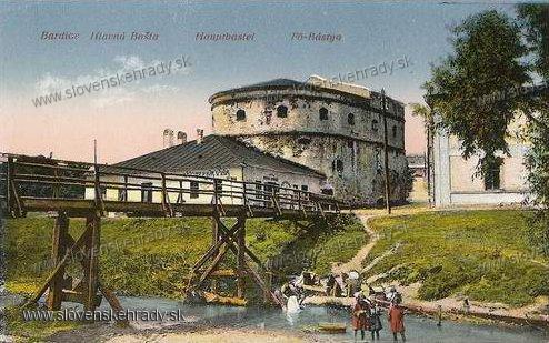 Bardejov - as hradieb v roku 1920