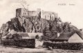 Beckov - hrad na pohadnici z roku 1923<br>Zdroj: www.aukro.sk