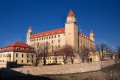 Bratislavský hrad - pohľad od juhozápadu