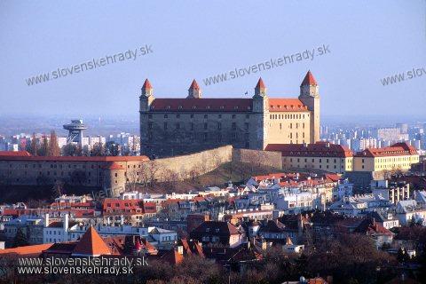 Bratislavsk hrad - pohad od severu