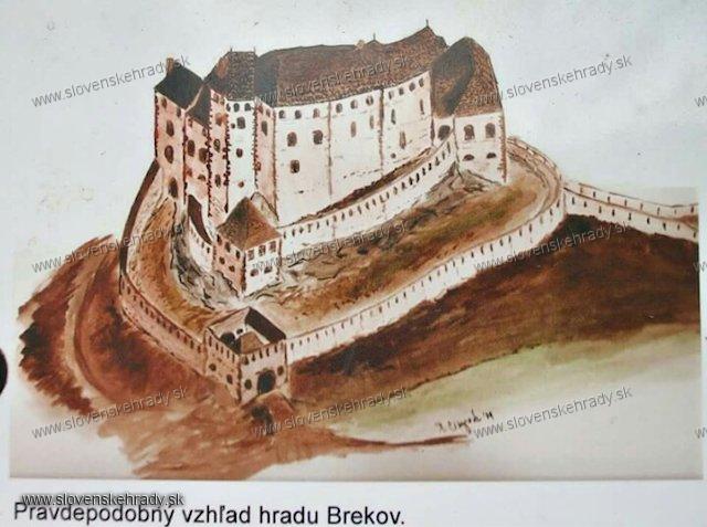 Brekov - hrad - pravdepodobn vzor