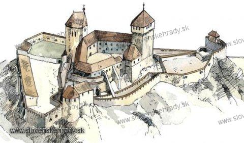 achtick hrad - rekontrukcia achtickho hradu v 17. storo