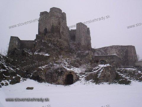 Levick hrad - v zime