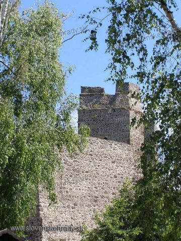 Levick hrad - pohad z parku