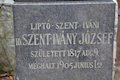 Liptovsk Jn - hrobka rodu Szentivnyi de Liptszentivn