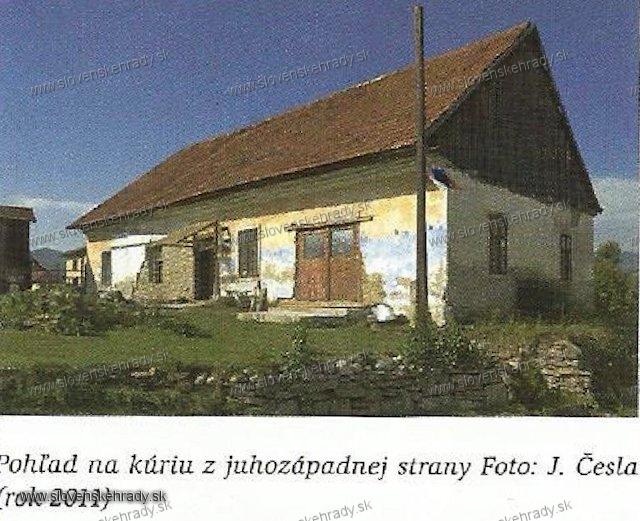 Oravsk Poruba - zaniknut kria Jozefa(III.) Meliorisa - fotka z knihy Toma Januru a Michala ajku
