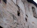 Oravsk hrad - smoln nos v stene kaplnky