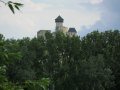 Trenčiansky hrad - pohľad na hrad spoza Váhu