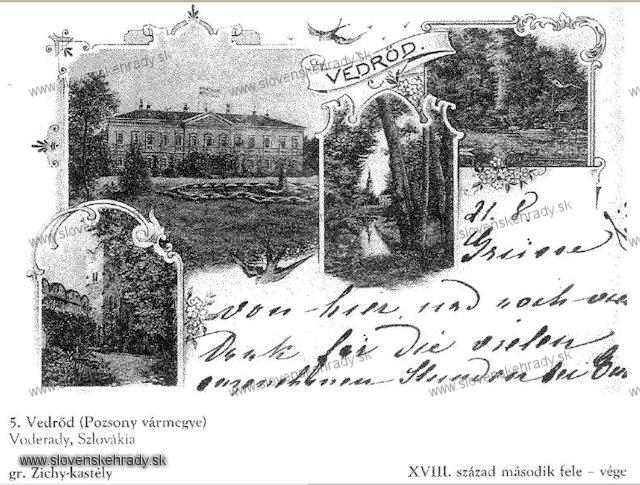 Voderady - sken z knihy Rgvolt Magyar Kastlyok