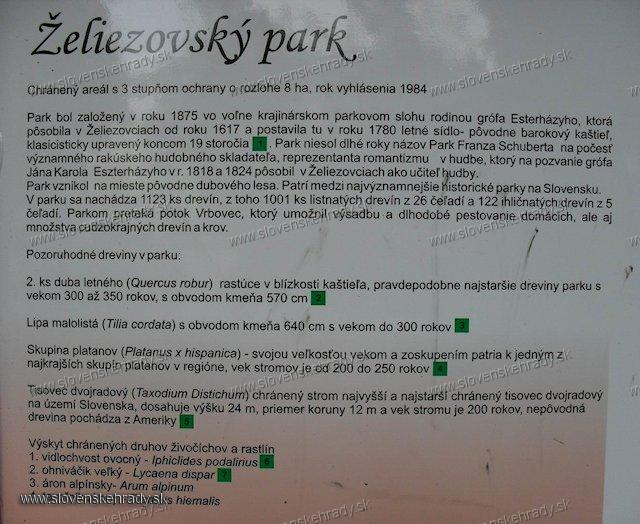 eliezovce - eliezovsk chrnen park pri katieli
